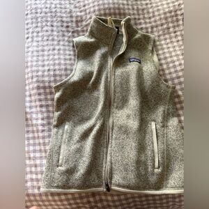 EUC Patagonia Better Sweater Fleece Vest Women’s S, tan color